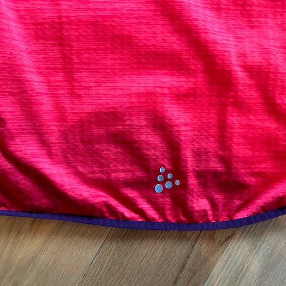 Craft Women's Grid Turtleneck Chandail Medium Course Couche Intermédiaire Rouge - Picture 5 of 6